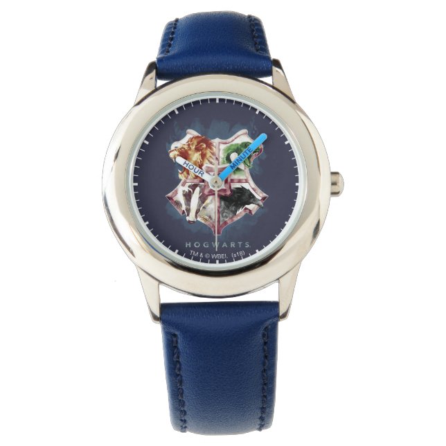 Reloj De Pulsera Harry Potter | acuarela Escudo HOGWARTS™ (Anverso)