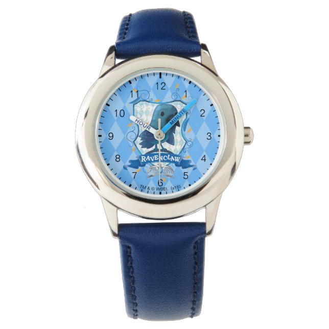 Reloj De Pulsera Harry Potter | Encantador Escudo RAVENCLAW™ (Anverso)