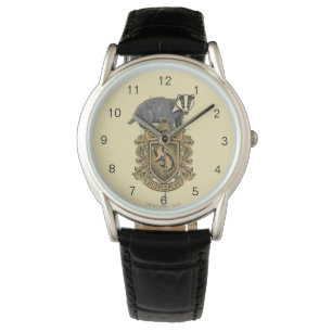 Reloj De Pulsera Harry Potter Escudo de Hufflepuff con Badger