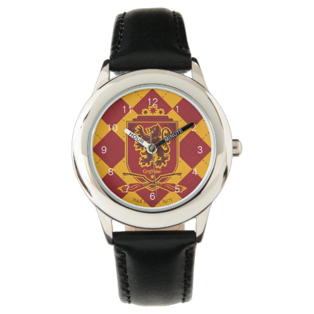 Reloj De Pulsera Harry Potter | Escudo Gryffindor QUIDDITCH™ (Anverso)