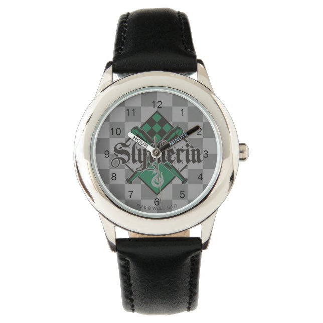 Reloj De Pulsera Harry Potter | Escudo Slytherin QUIDDITCH™ (Anverso)
