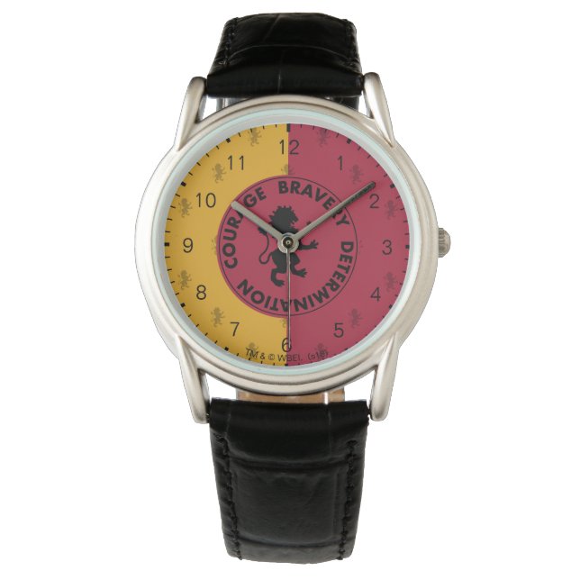 Reloj De Pulsera Harry Potter | Gráfica de los rasgos de la casa GR (Anverso)