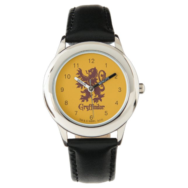 Reloj De Pulsera Harry Potter | Gryffindor Lion Graphic (Anverso)