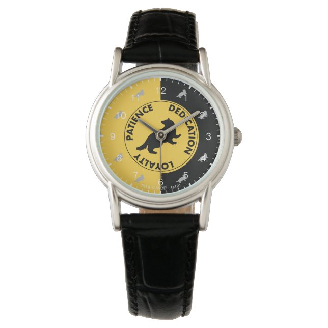 Reloj De Pulsera Harry Potter | Rasgos de la casa HUFFLEPUFF™ Gráfi (Anverso)