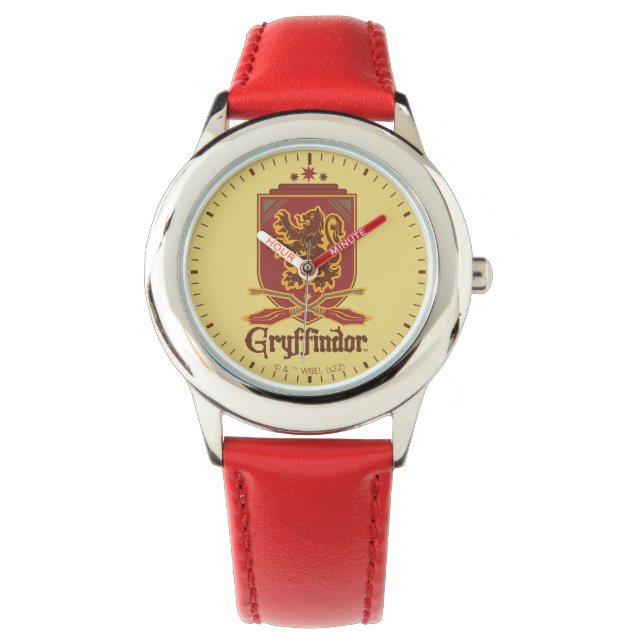 Reloj De Pulsera Harry Potter | Tarjeta Gryffindor QUIDDITCH™ (Anverso)