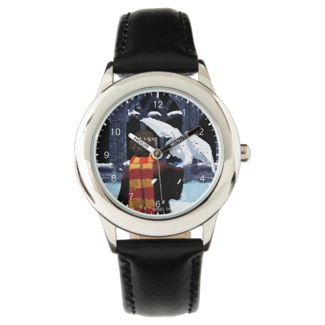 Reloj De Pulsera HARRY POTTER™ y Hedwig en la nieve (Anverso)