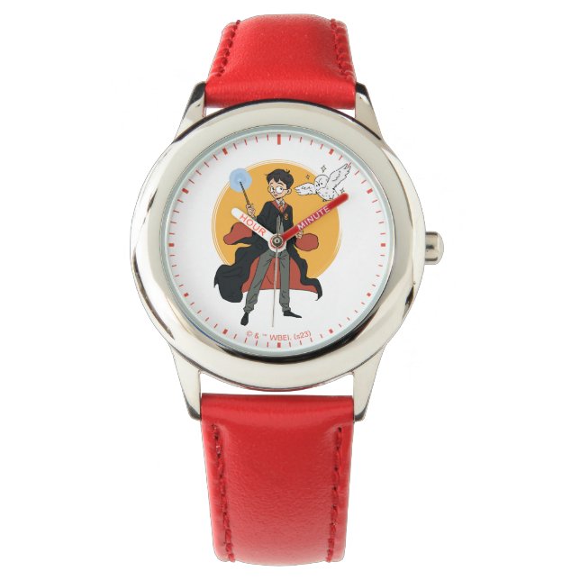Reloj De Pulsera HARRY POTTER™ y Ilustracion Hedwig (Anverso)