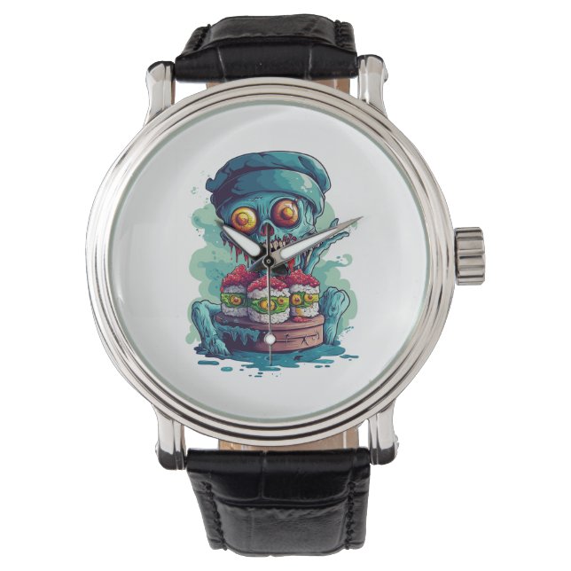 Reloj De Pulsera Hauned Sushi Chef (Anverso)