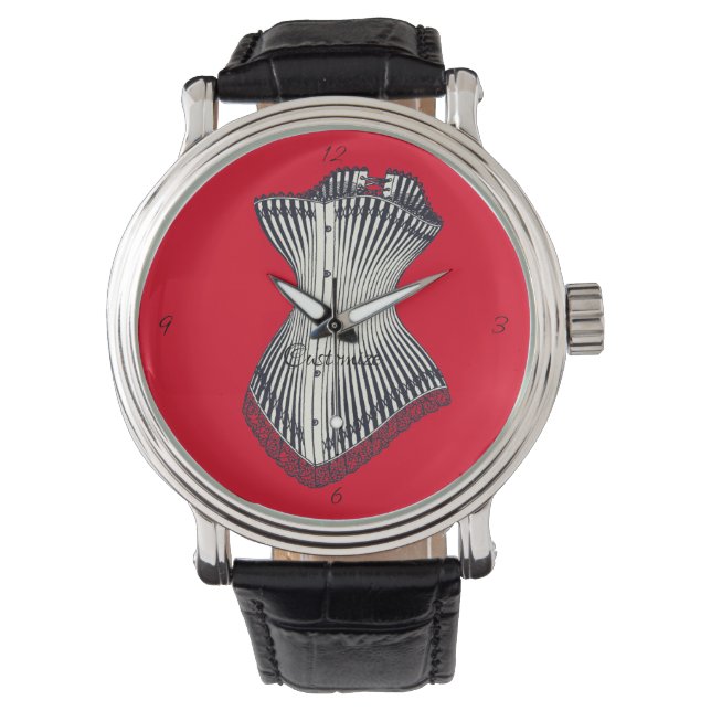 Reloj De Pulsera Haute Couture Corset Thunder_Cove (Anverso)
