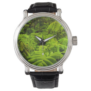 Reloj De Pulsera Hawái, Isla Grande, exuberante vegetación tropical