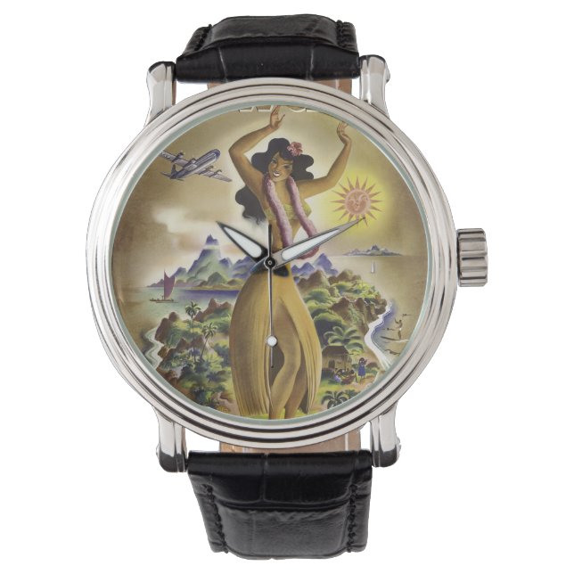 Reloj De Pulsera Hawai vintage 2 (Anverso)