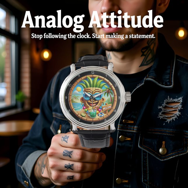 Reloj De Pulsera Hawaiian Hut Welcome: Tropical Beach (Subido por el creador)