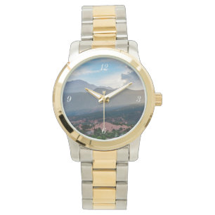 Reloj De Pulsera Hazy Pikes Peak Sunset Watch
