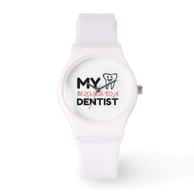 Reloj De Pulsera Heart Pertenece a Dentist (Anverso)