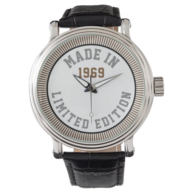 Reloj De Pulsera Hecho en 1969 (Anverso)