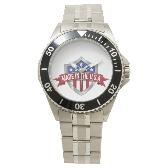 Reloj De Pulsera Hecho en EE. UU. (Anverso)