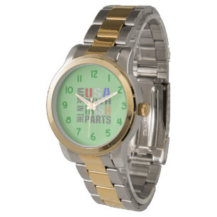 Reloj De Pulsera Hecho en EE. UU. con piezas irlandesas