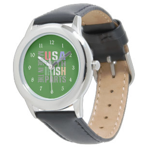 Reloj De Pulsera Hecho en Estados Unidos Partes Irlandesas