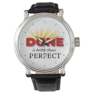 Reloj De Pulsera Hecho es mejor que perfecto