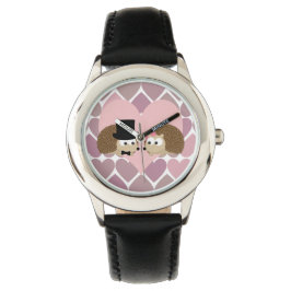 Reloj De Pulsera Hedgehog Love with Hearts