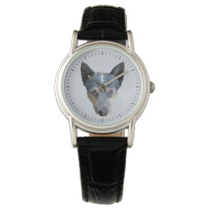Reloj De Pulsera Heeler azul/perro australiano del ganado