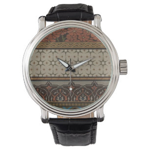 Reloj De Pulsera Heirloom Textil con patrones decorativos