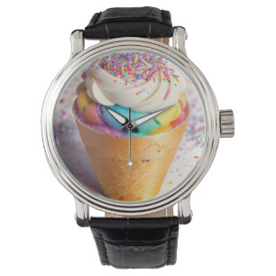 Reloj De Pulsera Helado Cream Cone Sprinkles