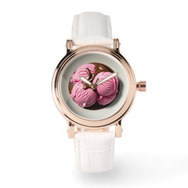 Reloj De Pulsera Helado de fresa