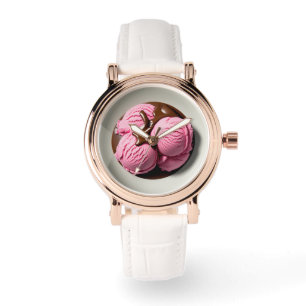 Reloj De Pulsera Helado de fresa