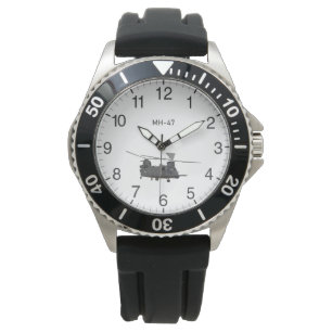 Reloj De Pulsera Helicóptero militar MH-47 Chinook