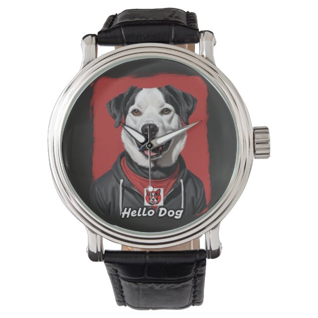 Reloj De Pulsera Hello Dog Watch (Anverso)