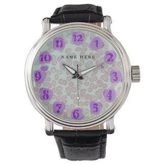 Reloj De Pulsera Hematología, RBC, WBC Writing Watch
