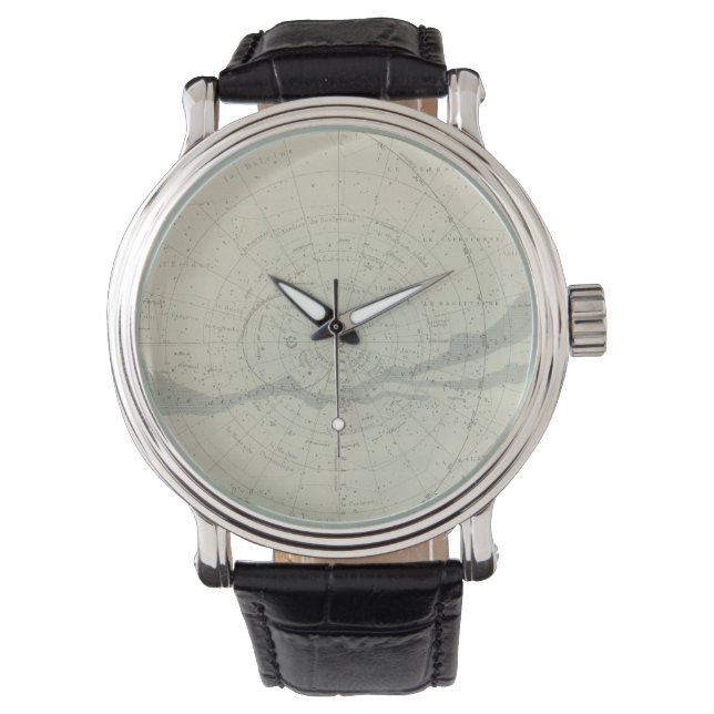 Reloj De Pulsera Hemisferio Planisphere Celeste (Anverso)