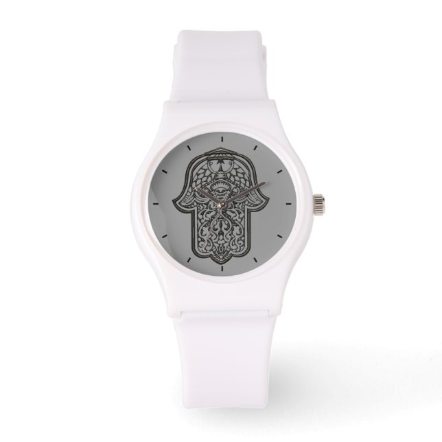 Reloj De Pulsera Henna Hand of Hamsa (Original) (Anverso)