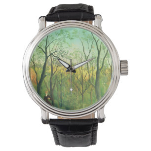 Reloj De Pulsera Henri Rousseau Camina En El Bosque