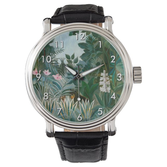 Reloj De Pulsera Henri Rousseau - La jungla ecuatorial (Anverso)