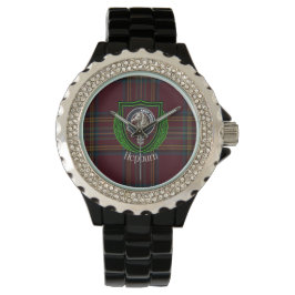 Reloj De Pulsera Hepburn Scottish Clan Tartan & Crest