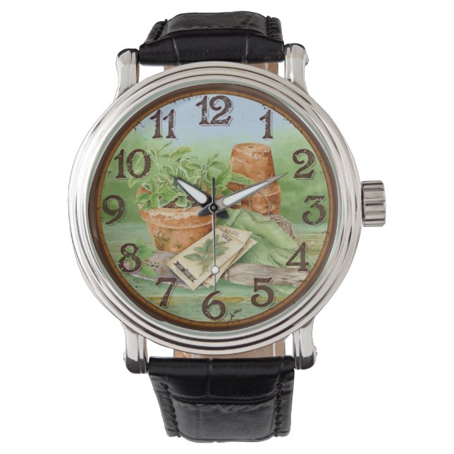 Reloj De Pulsera Herb Garden (Anverso)
