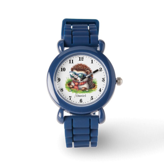 Reloj De Pulsera Heredgehog de Guay boys add name (Anverso)