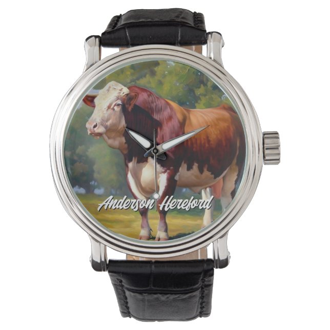Reloj De Pulsera Hereford Bull (Anverso)