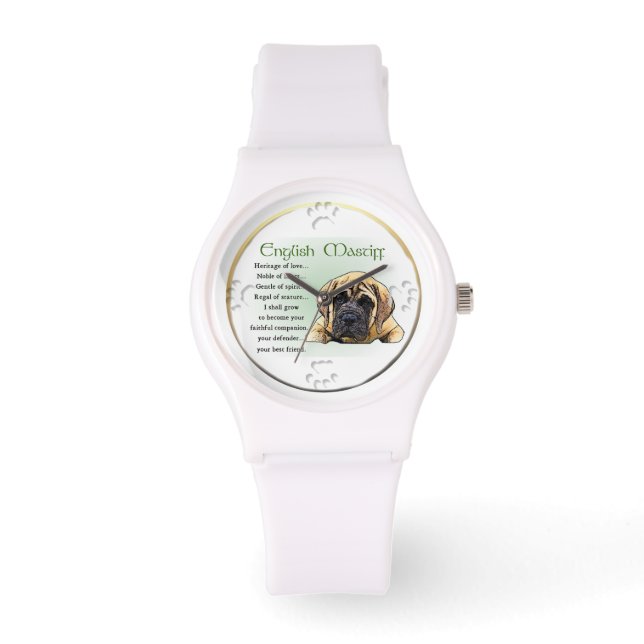 Reloj De Pulsera Herencia de Amor Castigo Inglés (Anverso)