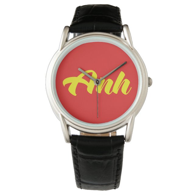 Reloj De Pulsera Hermano Vietnamita - Anh ~ Tien Viene Idioma (Anverso)