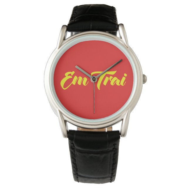 Reloj De Pulsera Hermano Vietnamita (Joven) - Em Trai ~ Tien Viene (Anverso)