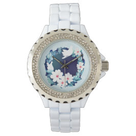 Reloj De Pulsera Hermosa cortina blanca