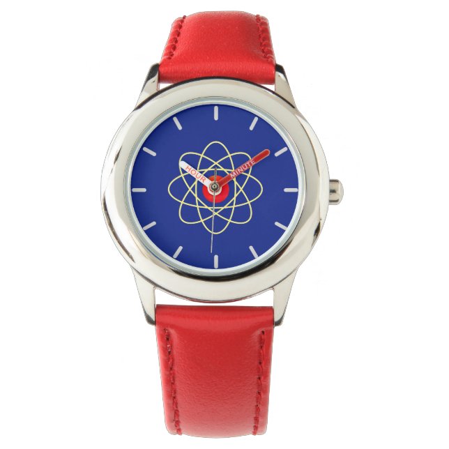 Reloj De Pulsera Hermosa imagen de Átomo (Anverso)
