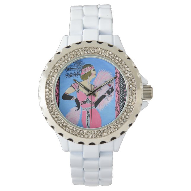 Reloj De Pulsera Hermosa señora 2 vigilante femenino (Anverso)