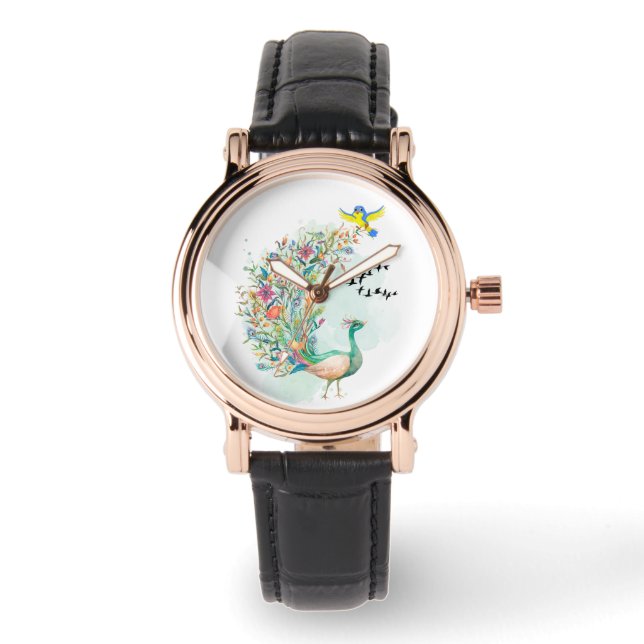 Reloj De Pulsera hermosas aves (Anverso)