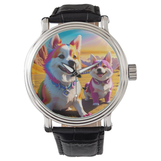 Reloj De Pulsera Hermoso animal cuatro (Anverso)