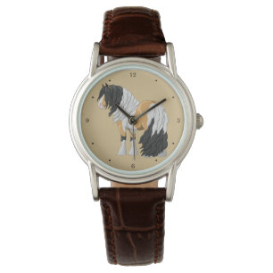 Reloj De Pulsera Hermoso Caballo de Pinto Gitano Vanner