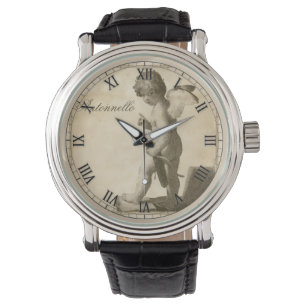 Reloj De Pulsera Hermoso Cherub numérico romano antiguo